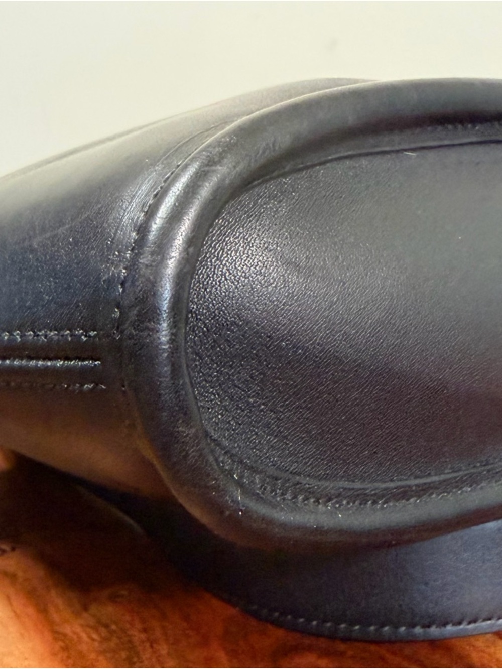Vintage COACH Equestrian Slim Zip Crossbody Black 9802 EUC - Picture 15 of 17